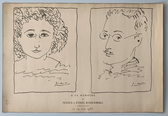 A la Memoire de Julius et Ethel Rosenberg  75/500