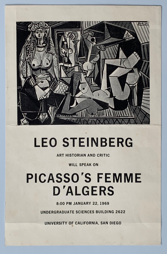 Leo Steinberg Femme d´Algers San Diego 1969