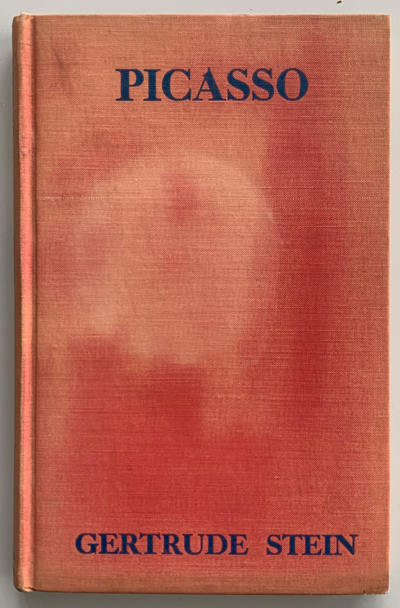 Picasso par Gertrude Stein - englische Erstausgabe