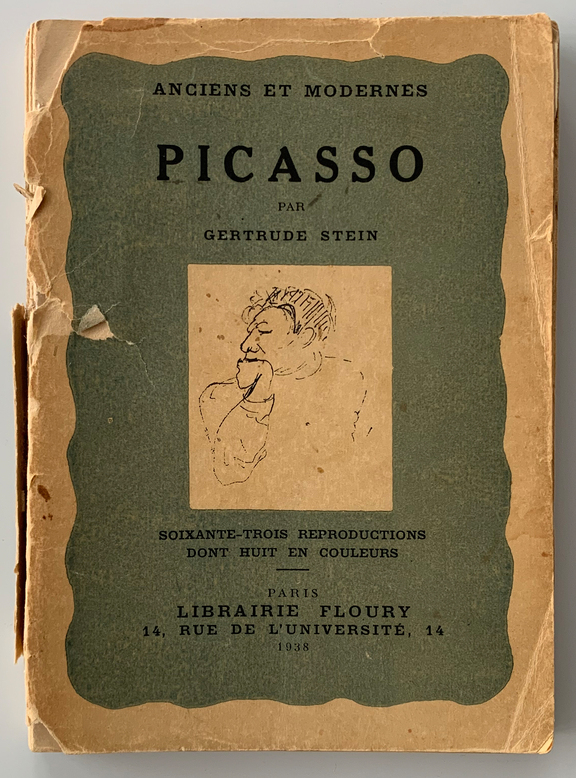 Picasso par Gertrude Stein - franz. Erstausgabe