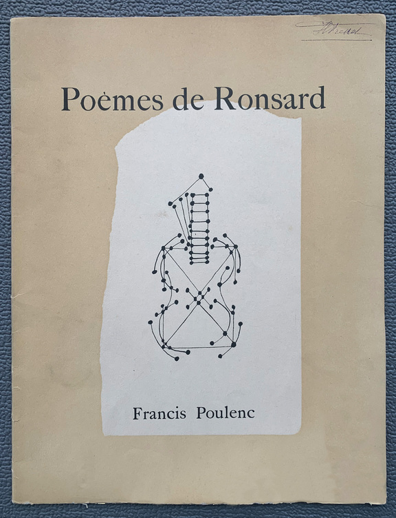 Poemes de Ronsard - FRANCIS POULENC