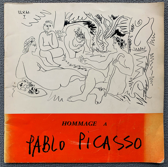 Hommage Katalog mit Programm - Konzert Nizza, 1961