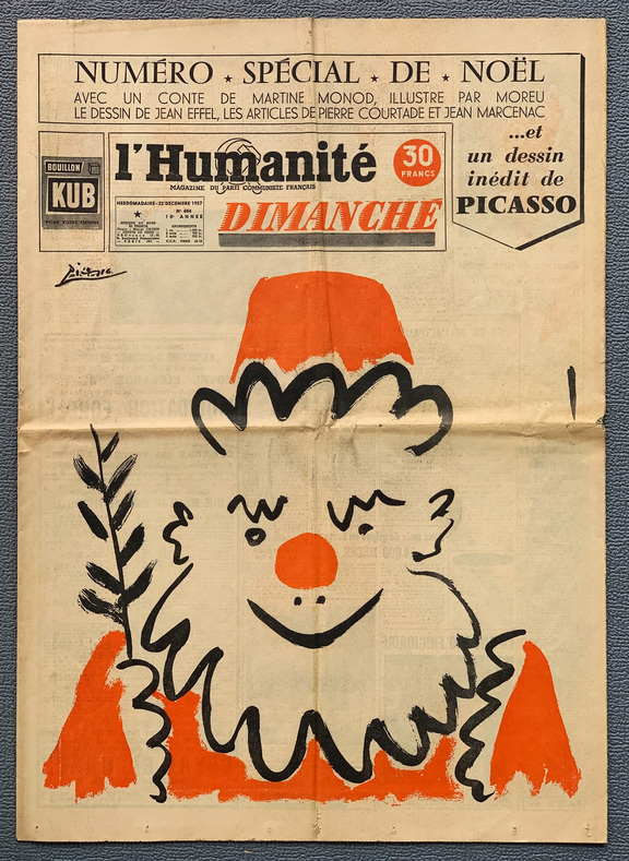 Le Père Noël  -  L´ Humanite Dimanche 12/1957