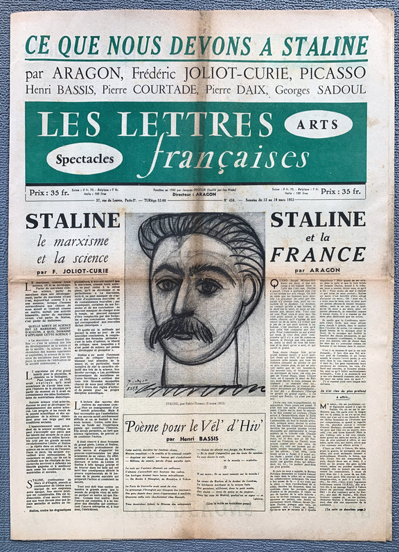Les Lettres francaises -Staline, 12.-19.3.1953