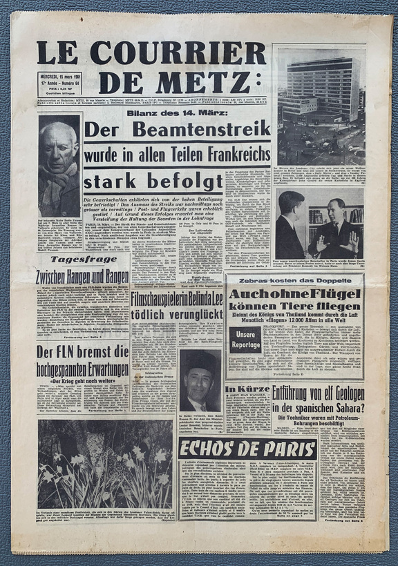 Le Courier Metz 64, 15.3.1961