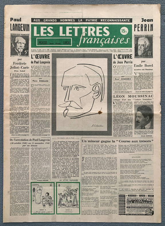 Les Lettres francaises  18.Nov. 1948, Nr.234, P...