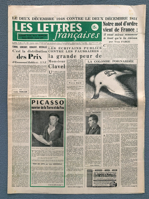 Les Lettres francaises 2.Dec. 1948, Nr 236