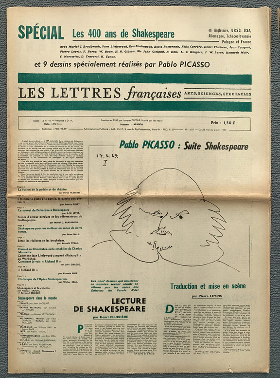 Les Lettres francaises 28. Mai - 2. Juin 1964, ...