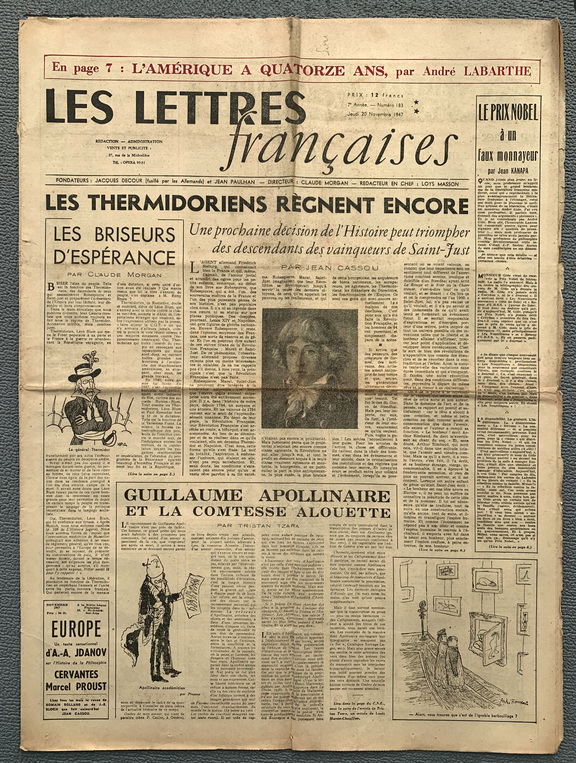 Les Lettres francaises 183 - 20.11.1947