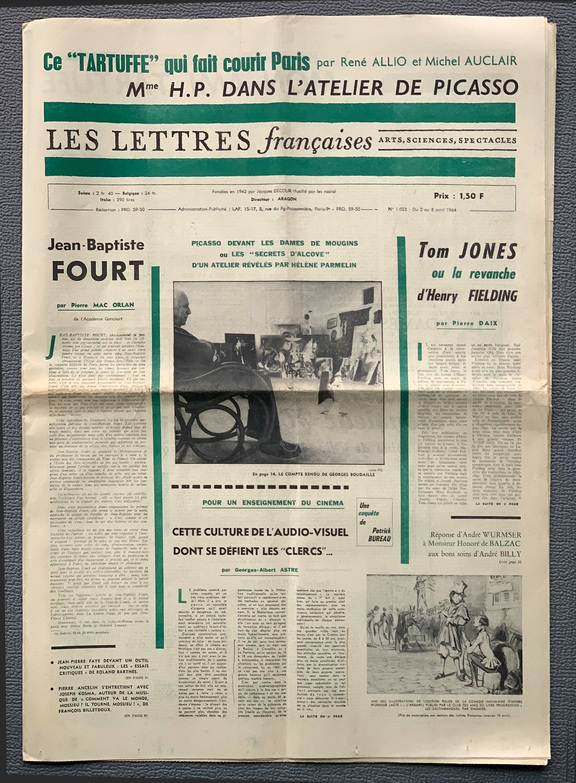 Les Lettres francaises  -  2 - 8. April 1964, N...