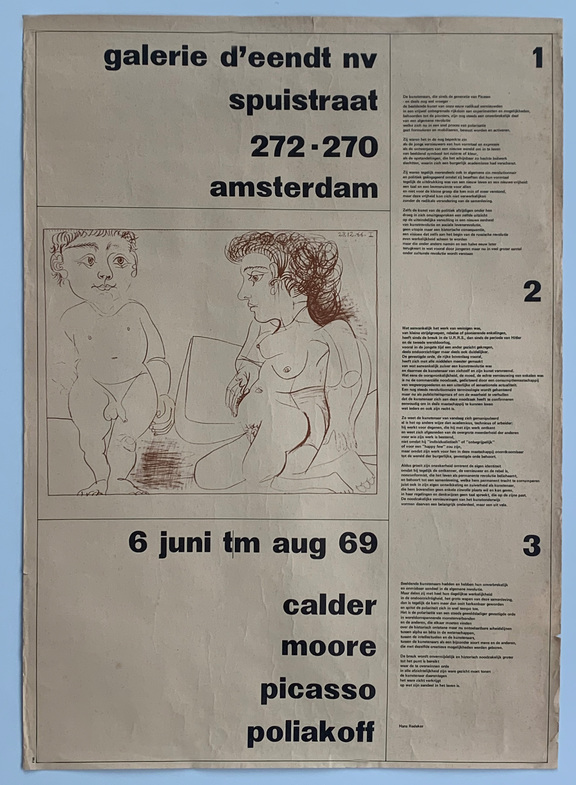 Calder - Moore - Picasso - Poliakoff , 1969