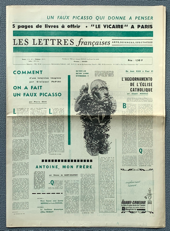 Lettres francaises 1007 -  12. - 18.12 1963