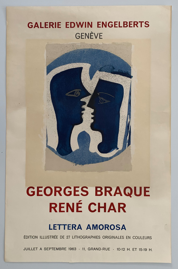 Braque - Rene Char - Lettera Amorosa 1963