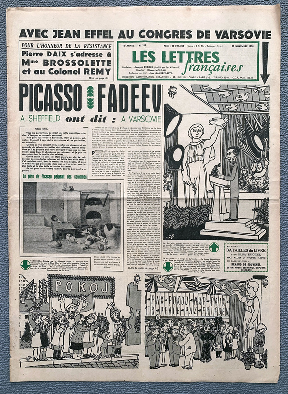Les Lettres francaises 338 -  23. Nov.1950
