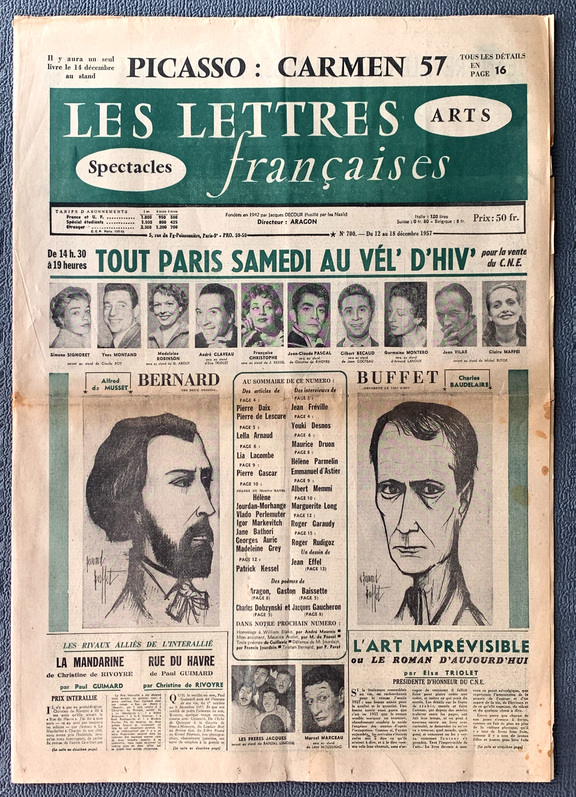 Les Lettres francaises  700  -  12.-  18. Dezem...