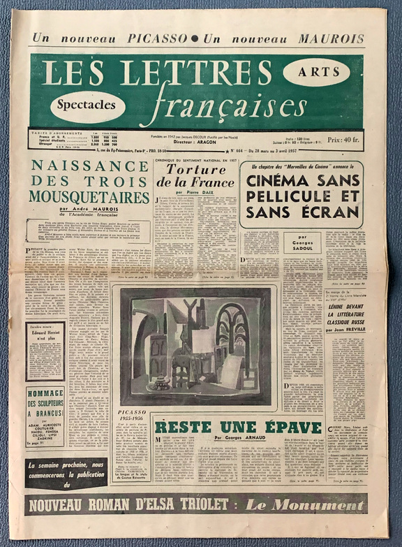 Les Lettres francaises  664-  28. März - 3. Apr...