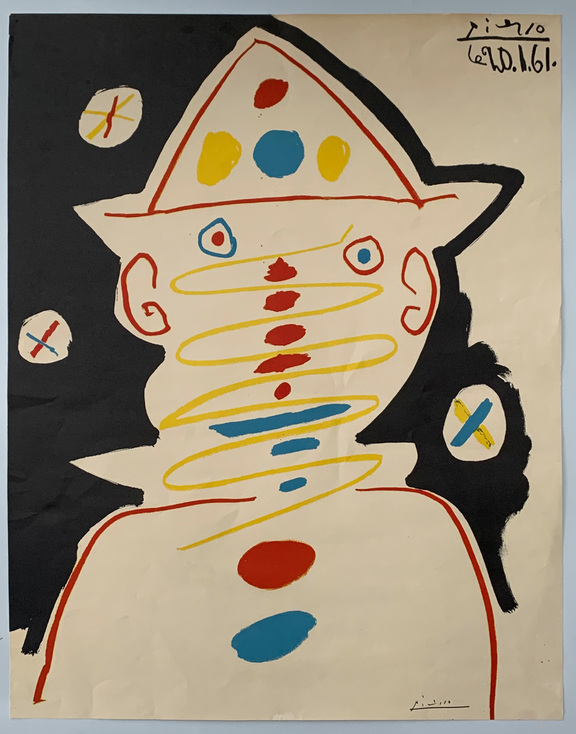 Der Schneemann-Clown - für Le Patriote 1961