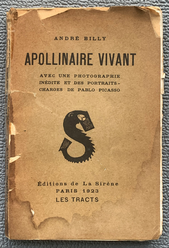 Apollinaire Vivant - André Billy - signiert Bil...