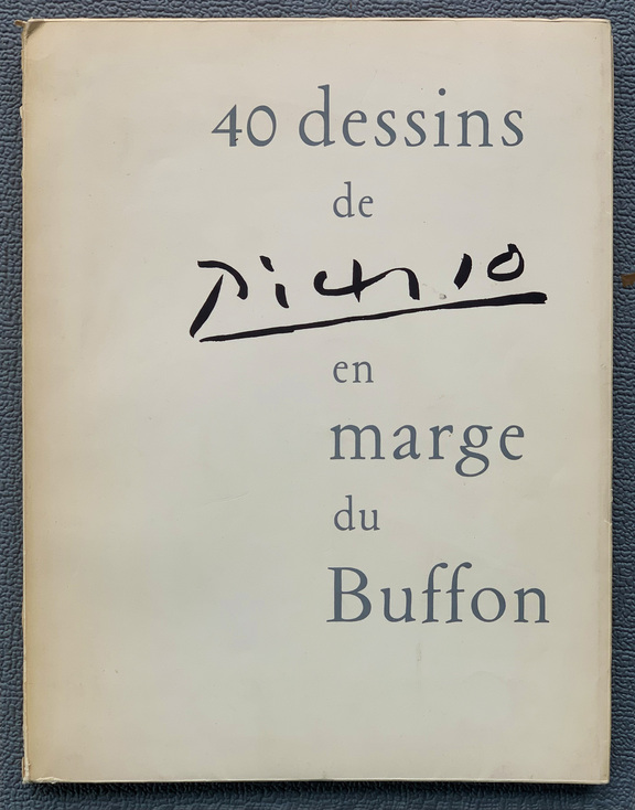 40 dessins de Picasso en marge du Buffon.