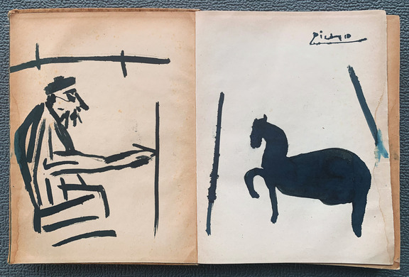 Picasso - Maurice Raynal, signiert Picasso mit ...