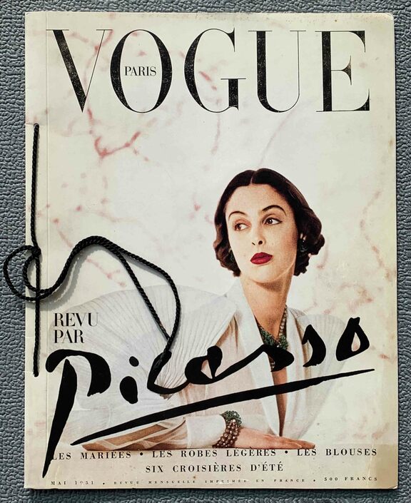 Vogue 1951 - bearbeitet von Picasso 
