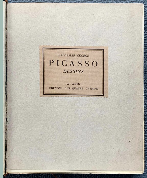 Picasso Dessins Waldemar George Normalausgabe