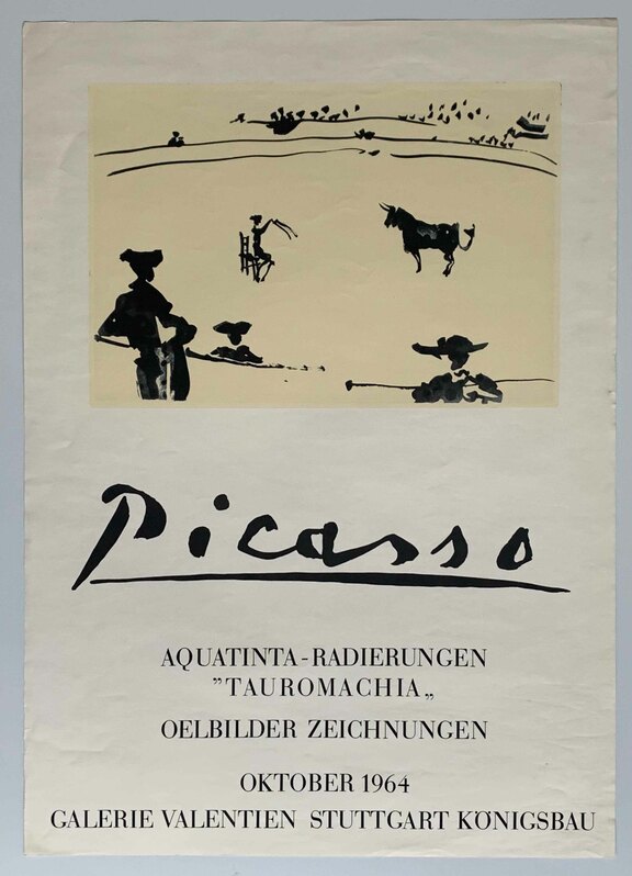 Picasso, Aquatinta-Radierungen,  „Tauromachia“....