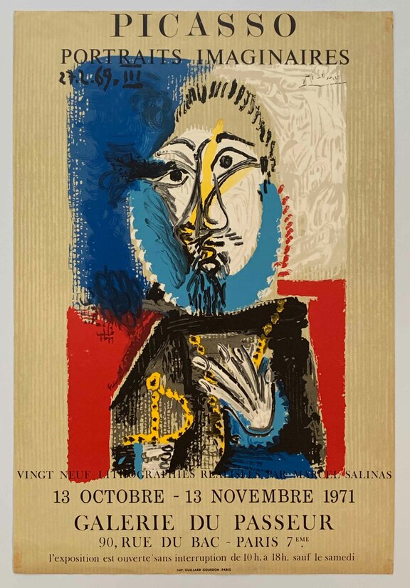 Picasso, Erdachte Portraits 29 Lithographien au...