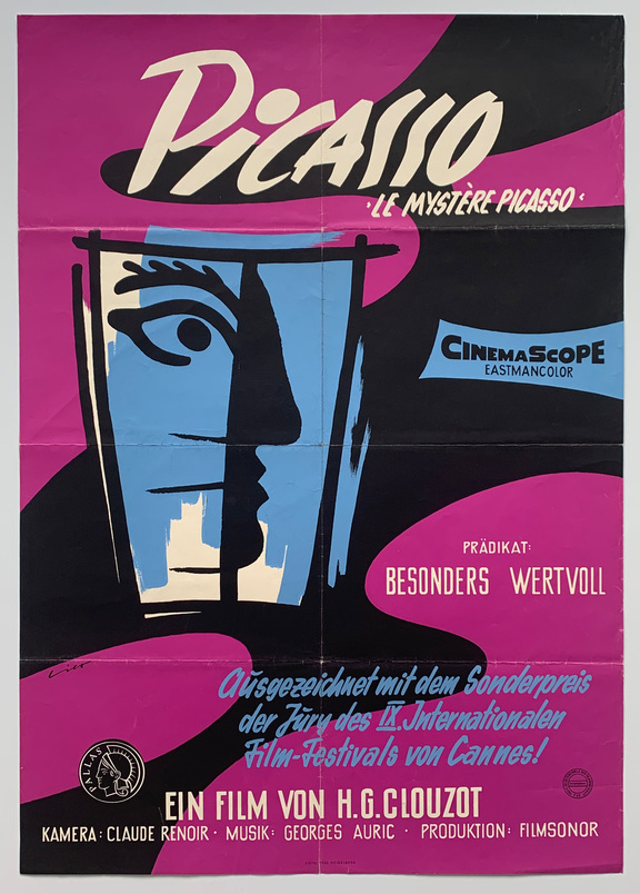 Das Mysterium Picasso, Filmplakat zum P.-Film v...