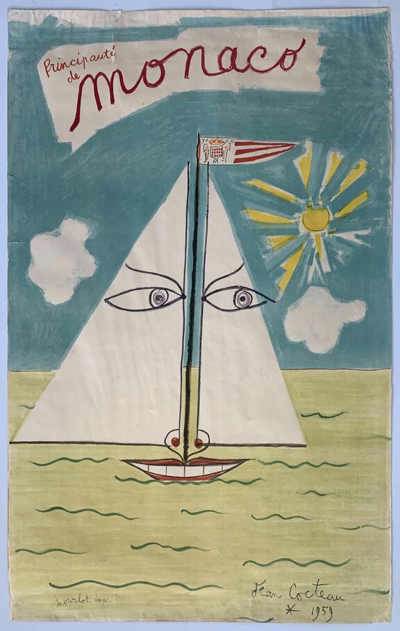 Principante de Monaco .- Cocteau 1959 Principante de Monaco .- Cocteau 1959