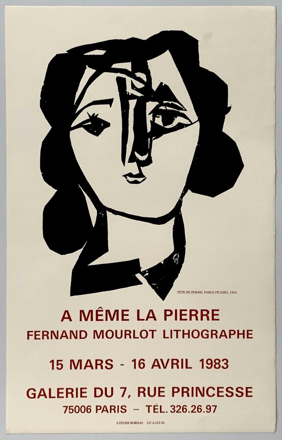 A Meme la Pierre - Fernand Mourlot Lithographe