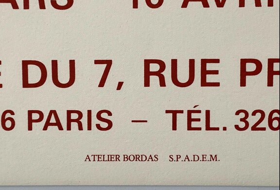 A Meme la Pierre - Fernand Mourlot Lithographe